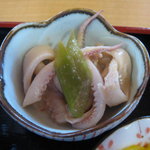 Resutoran Tatsudomari - イカの味噌風味煮