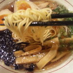 つけめんらぁめん宗庵 - 宗庵の汁有りらぁめんは細麺ﾀﾞ