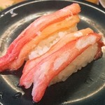 回転寿司喜楽 - 蟹
