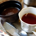 さらの木 - （2016/2月）ウェルカムスイーツのぜんざい