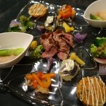 さらの木 - （2016/2月）夕食の前菜盛り合わせ