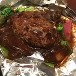 洋食ビストロ ドンピエールハート - ホイル包みハンバーグ