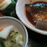 山葵 - 山葵●9月2日本日の日替わり定食（主菜＆小鉢＆漬物)