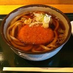(有)高本製麺所 - コロッケうどん