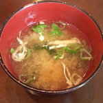 鶏料理わっか亭 - お味噌汁