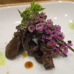 小料理 すず乃 - 鶏レバーのウスターソース煮