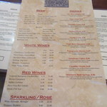 The Stonehouse Grille - ドリンクメニュー、載ってないお勧めワイン多数あります。