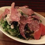 baru Publo - H28.04.03 生ハムとサラミのサラダ