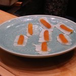 初音鮨 - アオリイカと自家製からすみ