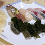 岩のり＋〆サバ＋いわし＋ホタテ