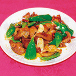 Stir-fried pork offal