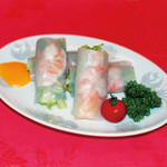 Seafood spring rolls