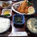 釜めし魚政 - 串カツランチ (650円)