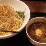 にんにくラーメン天洋 - 冷やしつけ麺（200ｇ）もやしトッピング