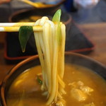 日の出うどん - 鳥入りカレーうどん