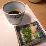 ひろ作 - 蕎麦つゆ、薬味