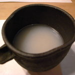 ひろ作 - 蕎麦湯