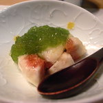 ひろ作 - 無花果の酢橘ジュレがけ