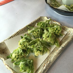 きじの松田屋 - サービスの天ぷら