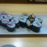 ながうらの隠れ家ラウンジ つるや - ネギトロ、山ゴボウの細巻き