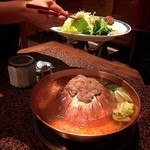 漢城 - コースの野菜