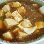 金龍 - マーボーラーメンは豆腐がイッパイ