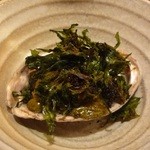 泉や - 【2016.4】鮑磯焼き　岩のり肝だれ　絶品(๑˃̵ᴗ˂̵)و