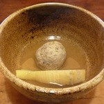 泉や - 【2016.4】筍と鰯のつみれ椀