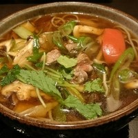 鴨料理専門店 鴨亭 - 鴨肉ときのこそば