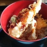 Shimagahara Onsen Yabuccha Satoyama Ryouri Dondo - ミニ天丼