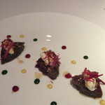 レ セゾン - ラールとビーツで仕上げた猪のゼリー寄せ