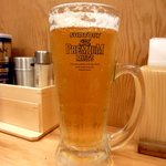 Hirugao - 生ビール（500円）