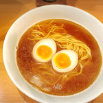 麺屋 すずらん - かけラーメン 燻玉トッピング