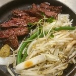 Okonomiyaki Goroppe Shokudou - 日替わりランチ『ハラミステーキランチセット』(税込み880円)