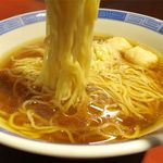 らーめん竹馬 - 鶏ごぼうの麺