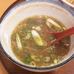 麺や 紡 - スープ割(淡成)