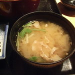 むさし坊 - 味噌汁