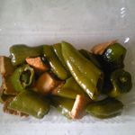 オモヤキッチン - 万願寺唐辛子と厚揚げの煮物Takeout¥200分　2016.4.12