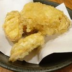 熟成うどん なかや - 安納芋の天ぷら＠熟成うどんなかや（2016年3月某日）
