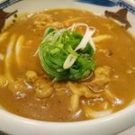 熟成うどん なかや - カレーうどん（めちゃ辛）ハーフサイズ＠熟成うどんなかや（2016年3月某日）