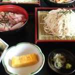 田しろ亭 - マグロ丼セット1600円
