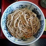 伝右エ門 - 納豆ぶっかけ900円麺パス仕様540円／28年4月