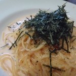 trattoria NANAKURA - ◆私は「明太子クリームパスタ」を。明太子の程よい辛味と生クリームの濃厚さが相まって美味しいソースです。