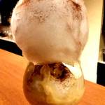 BAR 華 - 安納芋とマス【かき氷】カルポーネとラムのティラミス味