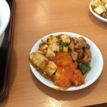 Nen Nen - エビチリ、麻婆豆腐、鶏肉の辛子炒め  (みんなの少しずつシェア)