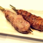 地鶏焼鳥 阿波尾 - 網脂を贅沢に巻いた絶品レバー串