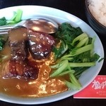 松乃木飯店 - 豚角煮の醤油煮込み