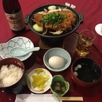 hoterukoushou - 《かつ鍋定食》1,944円(税別)
                      《一番絞り・中瓶》650円(税別)
                      2016/4/12