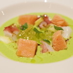 ラルテ沢藤 - グリーンピースのスープ