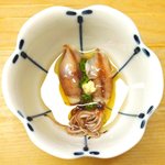 鮨 一新 - <'16/04/05撮影>一新特選コース 7560円 1品目 富山 ホタルイカ